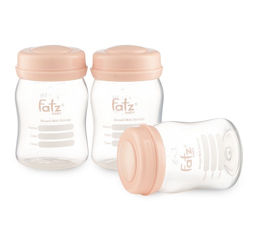 Bình trữ sữa 150ml (bộ 3 bình) Fatzbaby FB0120NH