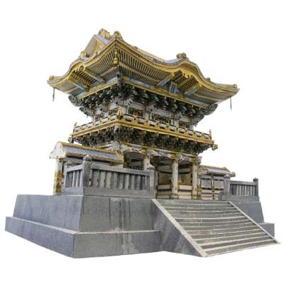 Mô hình giấy 3D kiến trúc đền thờ Nikko Toshogu