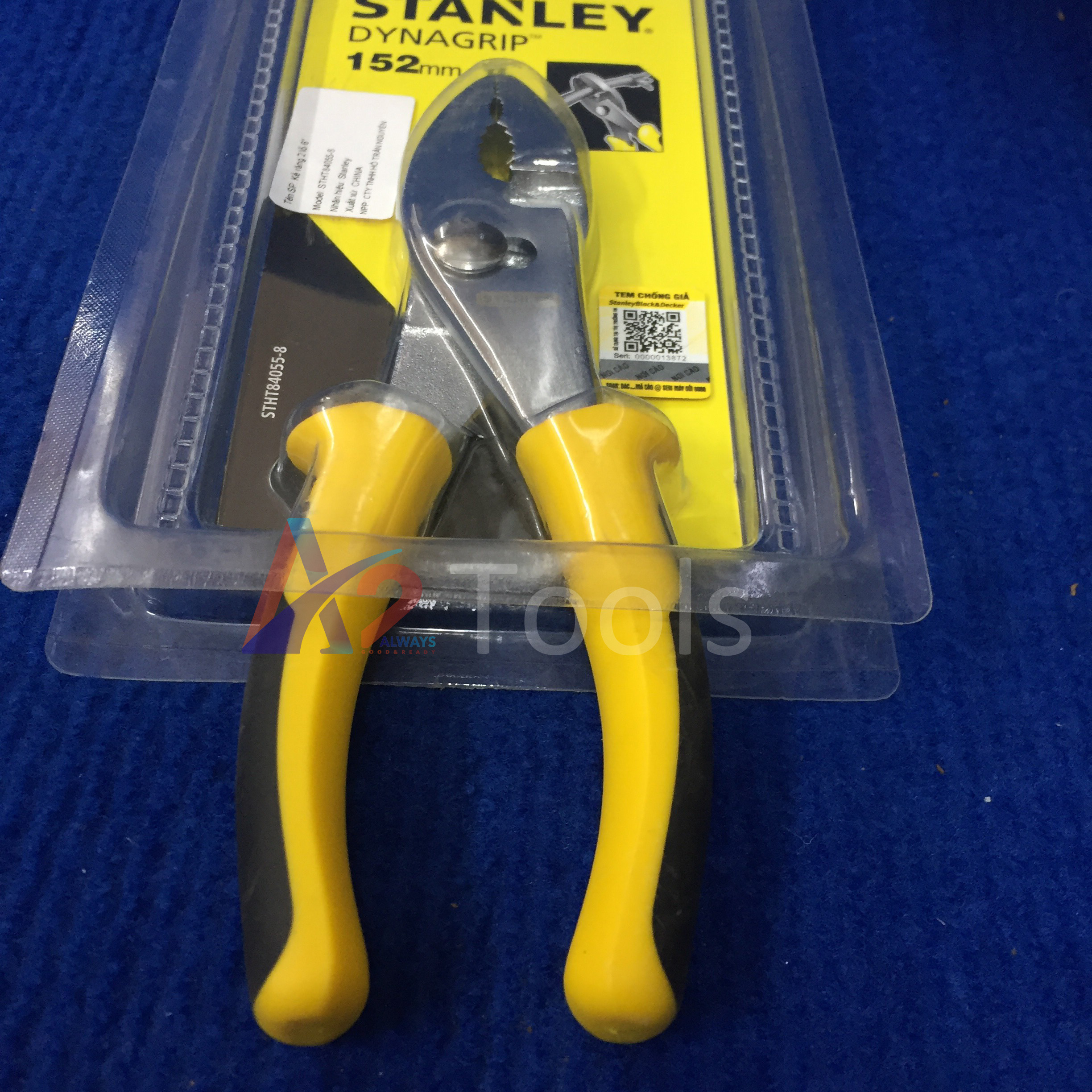 Kềm răng 2 lỗ 6" Stanley STHT84055-8