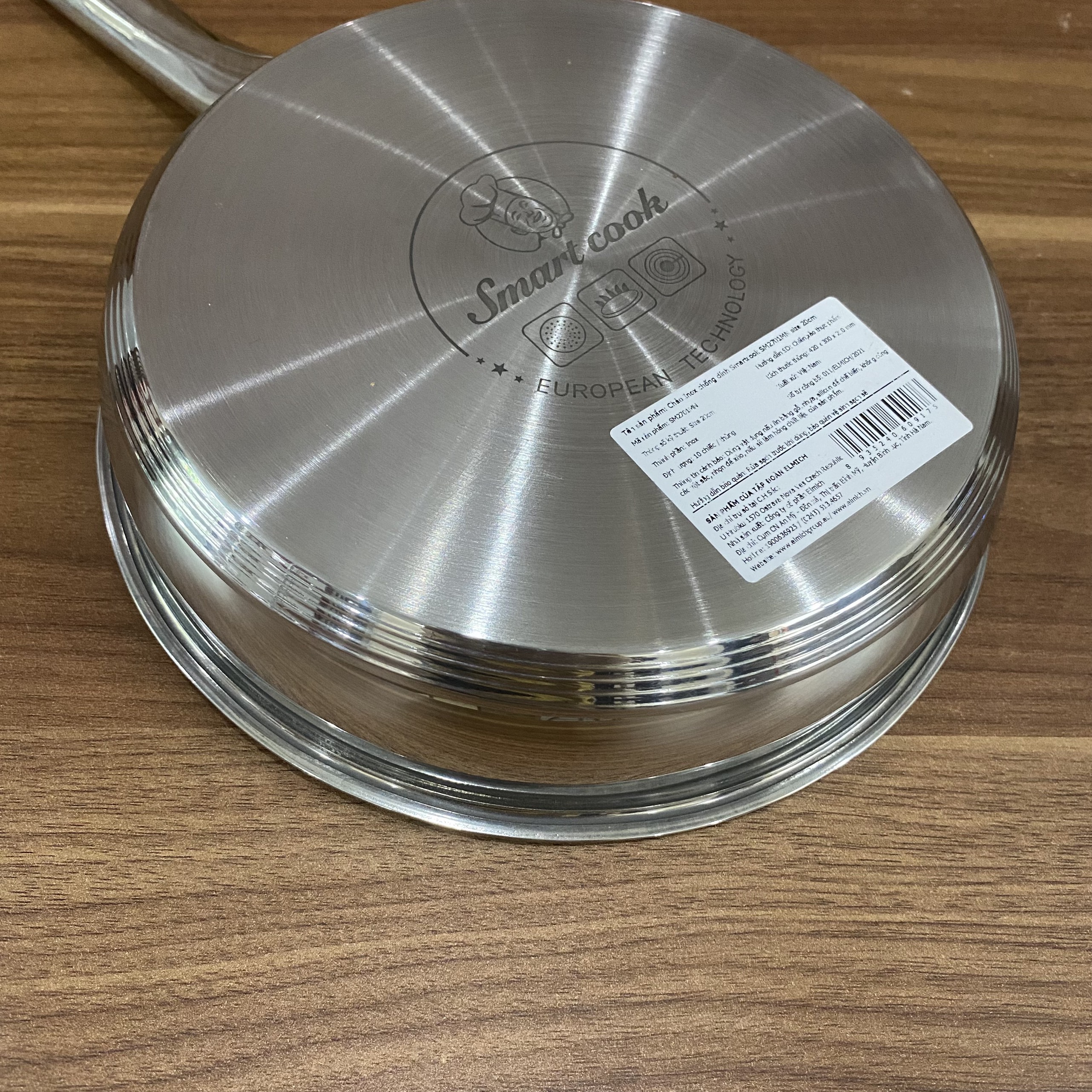 Chảo INOX chống dính Smartcook (SM2701MN size 20cm, SM2702MN 24cm)