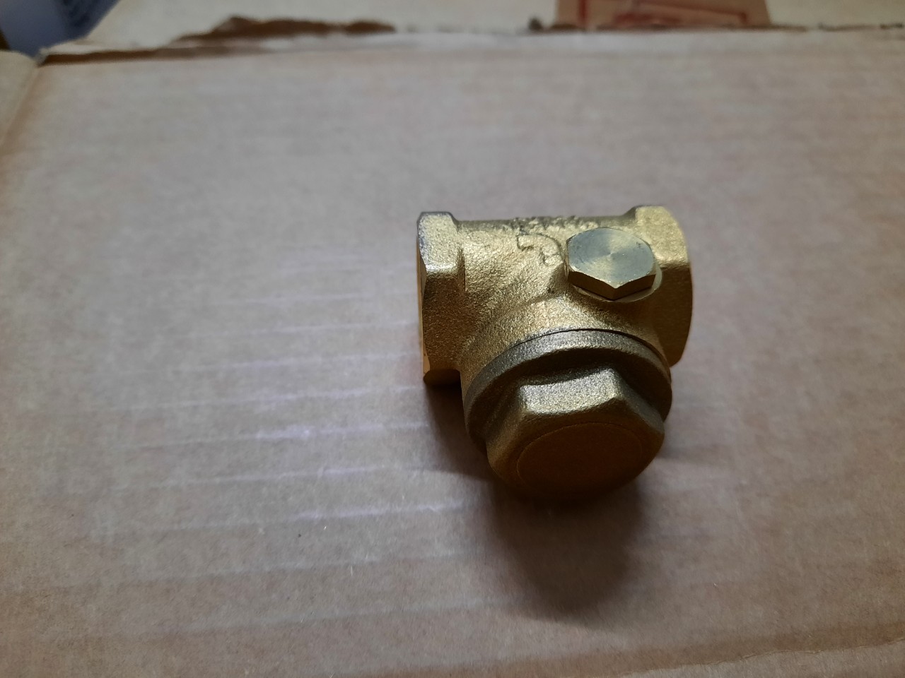 Italian Brass One-Way Valve Art.130 Phi 21 Phi 27 Phi 34