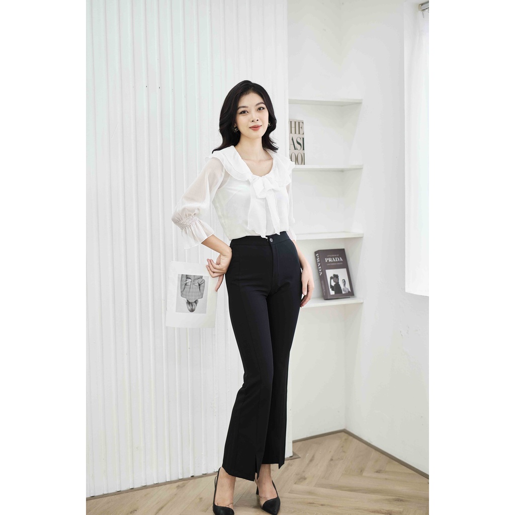Áo sơ mi cổ bèo LENDO cao cấp  A220511