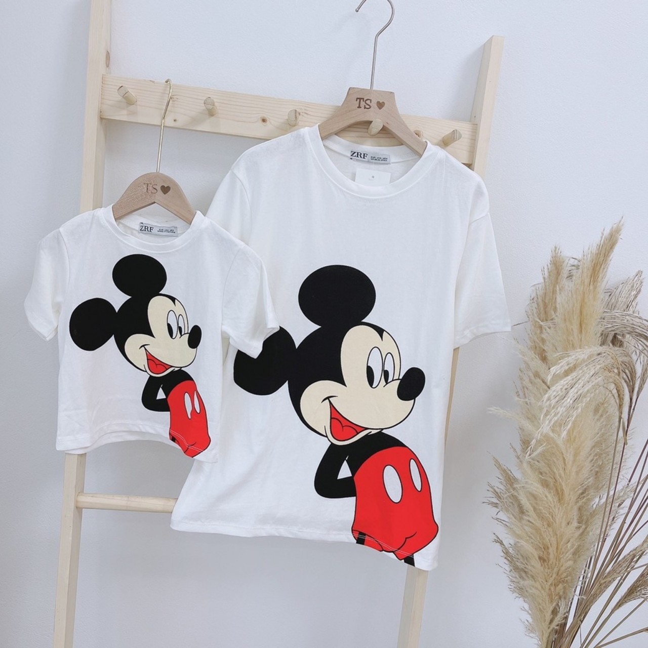 [HCM]{SĨ} Áo đôicặp mẹ và bé chất cotton mịn mát đủ mọi size có size ngoại cỡ cho mẹ [giá 1 áo]