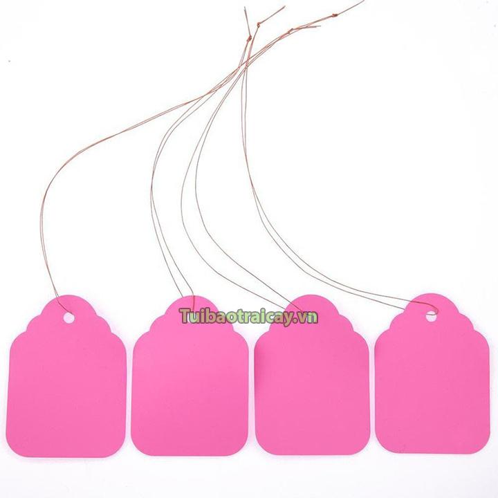 100 Thẻ ghi tên cây trồng có dây treo