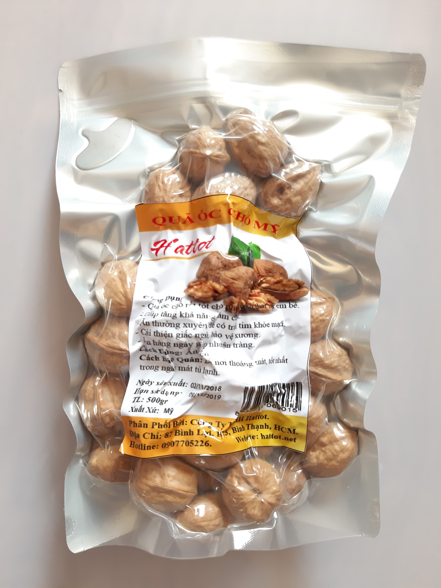 [HCM]Qủa óc chó đỏ cao cấp 500g