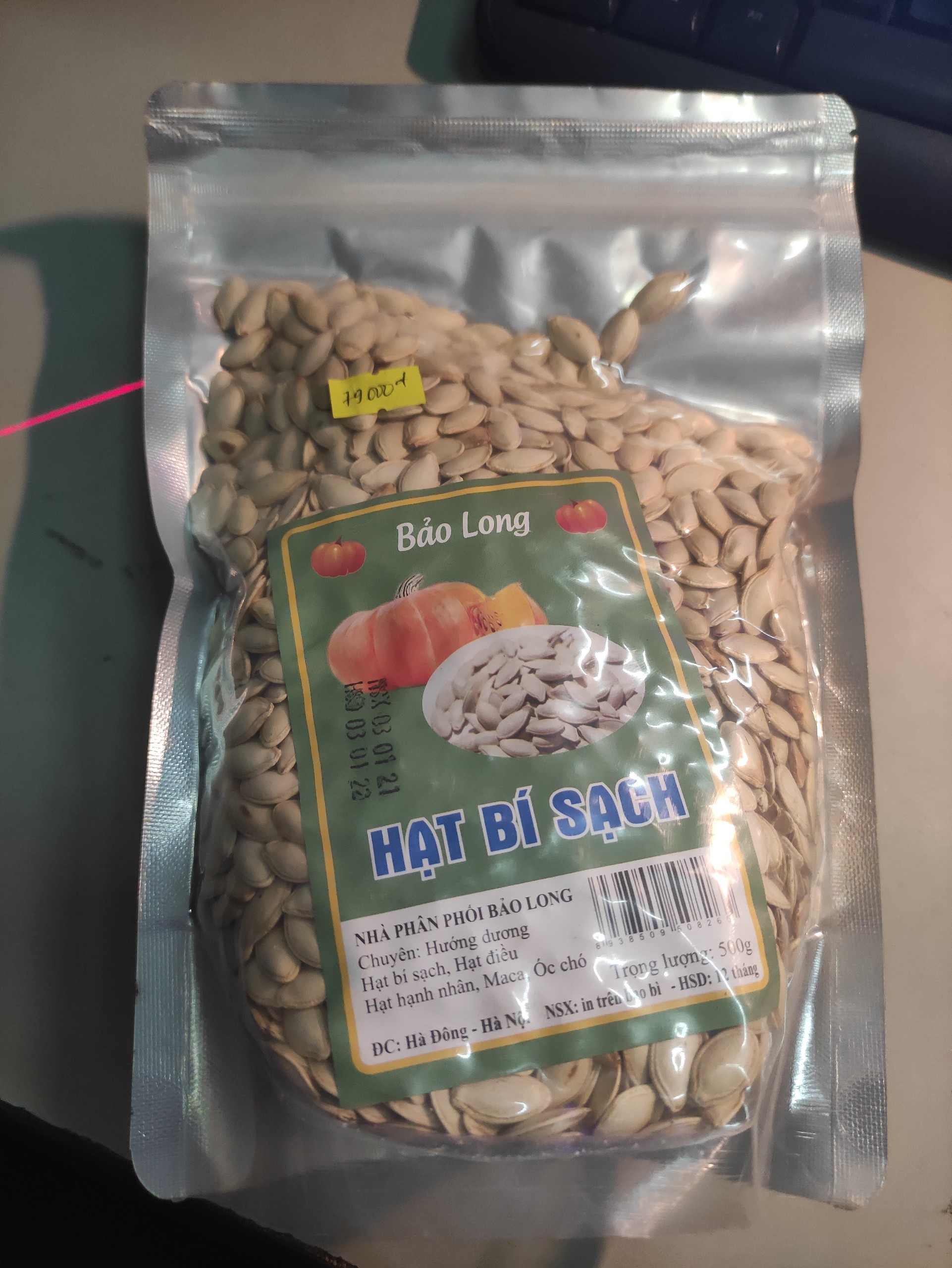 Hạt bí Bảo Long 500g