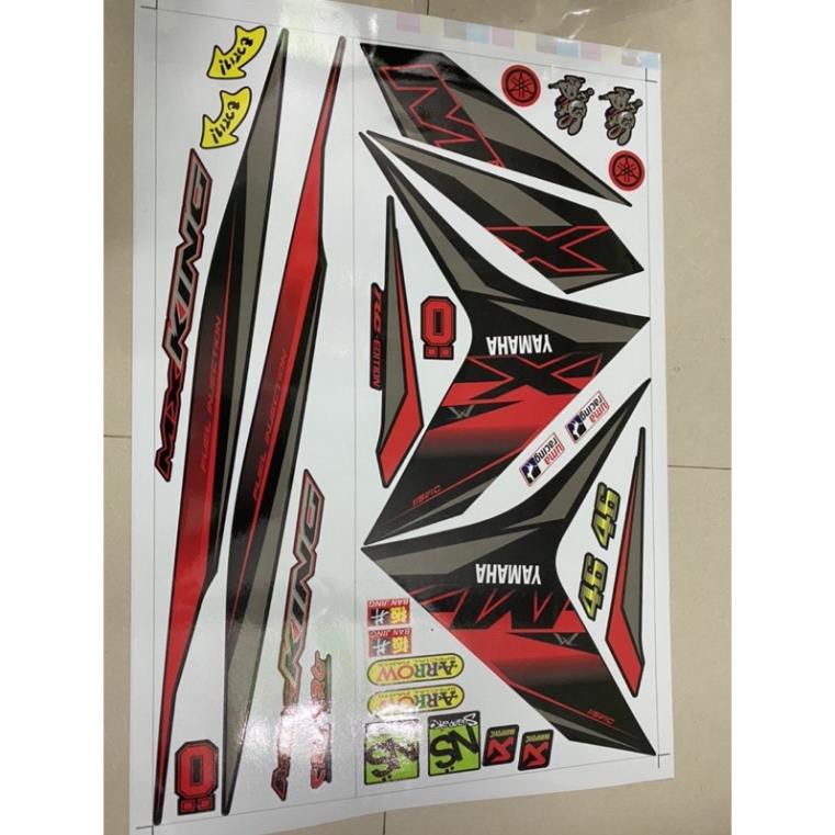[ QUÍ KHÁCH VUI LÒNG MANG TEM RA TIỆM CHO THỢ DÁN] TEM RỜI xe Exciter 150 mx king