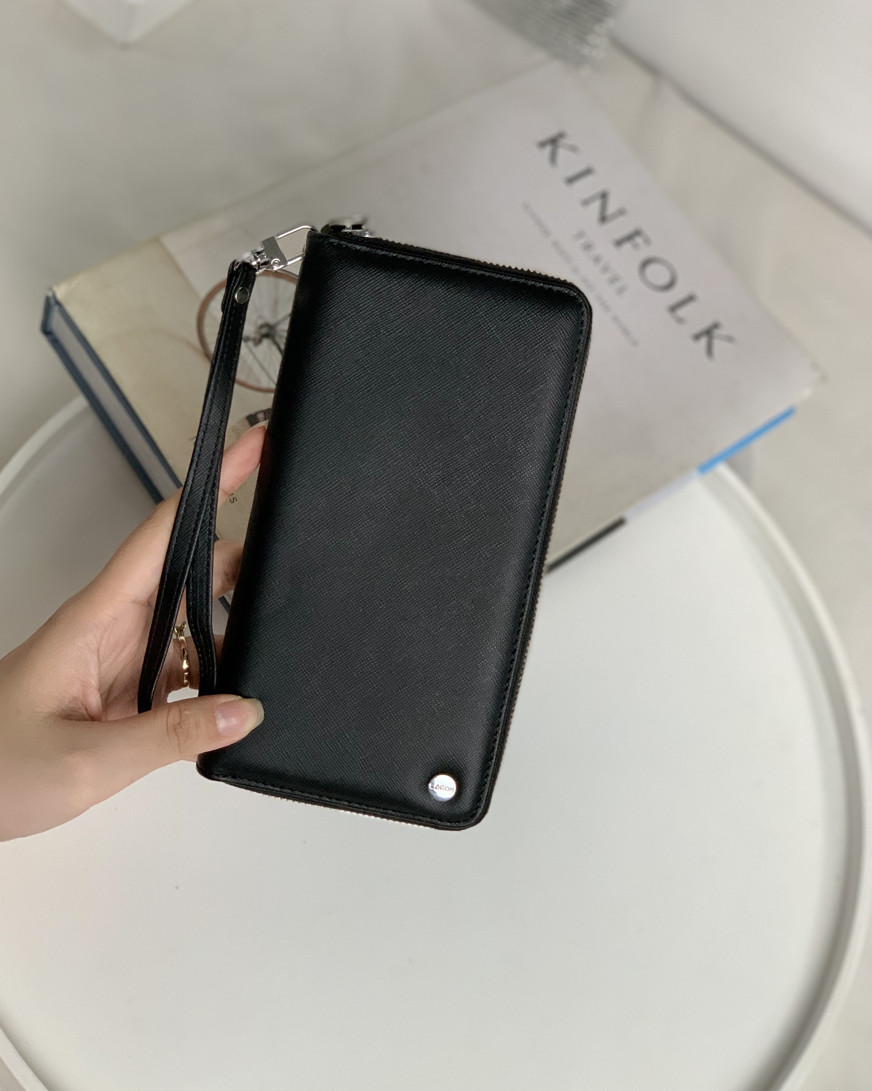 Clutch Da Thật Nam Nữ - LAGOM Forest Zippy