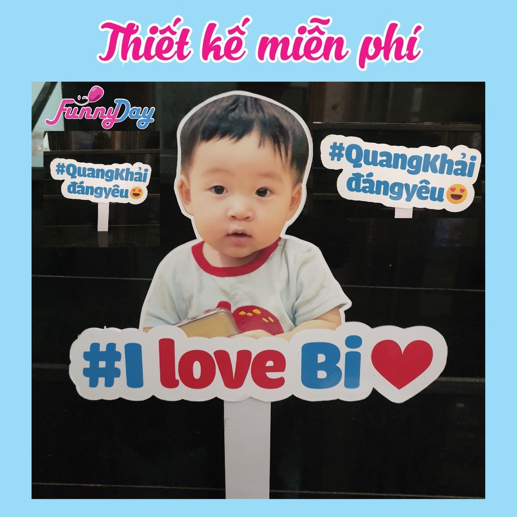 Chibi cắm bánh sinh nhật cho các bé, cao 5-10cm