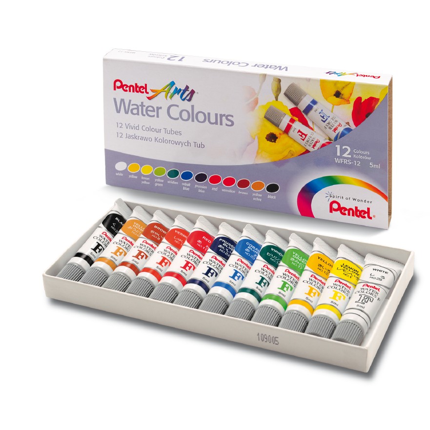 Màu nước 12 màu pentel wfrs-12