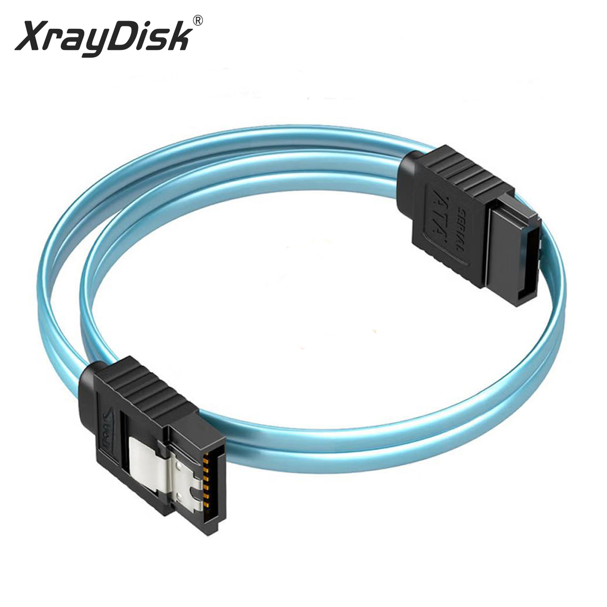 Xraydisk SATA 3 Cable 6Gbps 3.0 SATA Serial ATA Data Cable With Clip For SSD