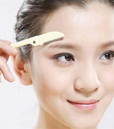 Set 2 Dao cạo lông mày The Face Shop Folding Eyebrow Trimmer