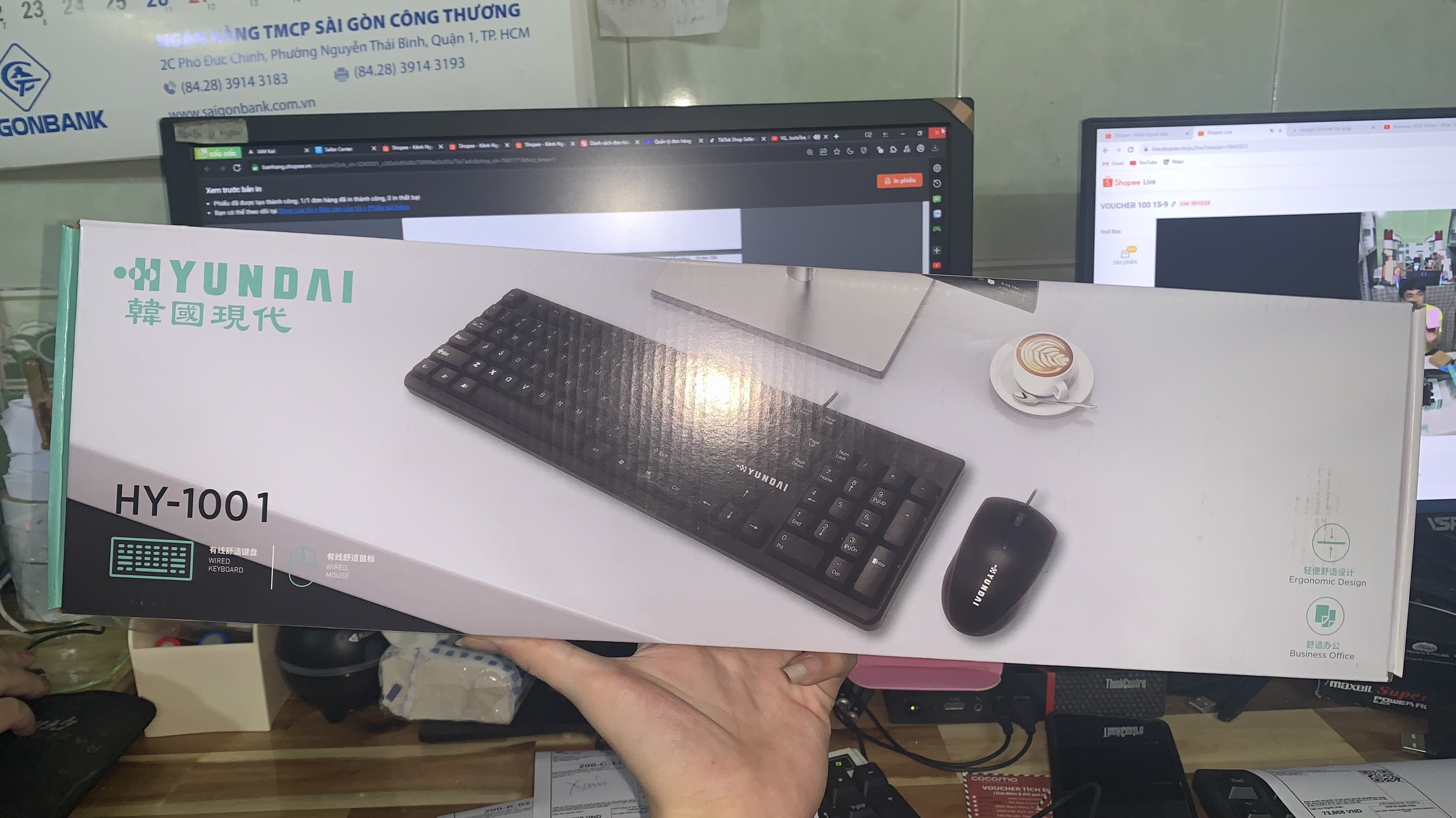 Combo Phím Chuột USB Zuntuo ZT-600 + lót logitech