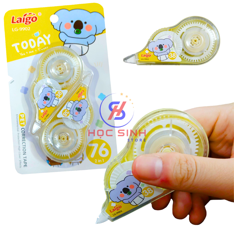 Vỉ 2 cái xóa kéo dễ thương lg-9902 laigo