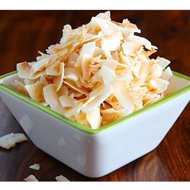200g Dừa sấy giòn chuẩn Keto thơm ngon nguyên vị