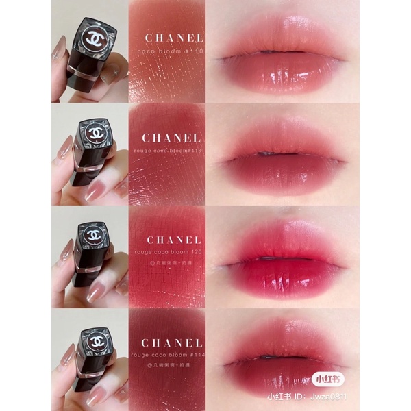 Chanel Freshness 120 Rouge Coco Bloom Lip Colour Review  Swatches