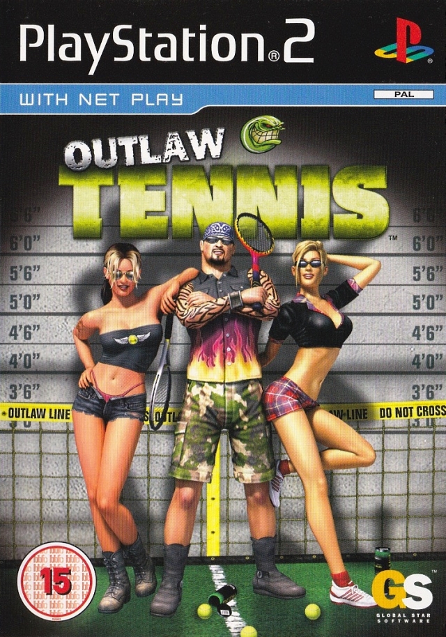đĩa game ps2 outlaw tennis