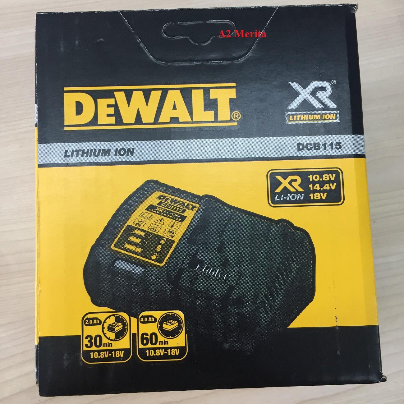 Đế sạc pin Dewalt DCB115-KR 10.8V-18V