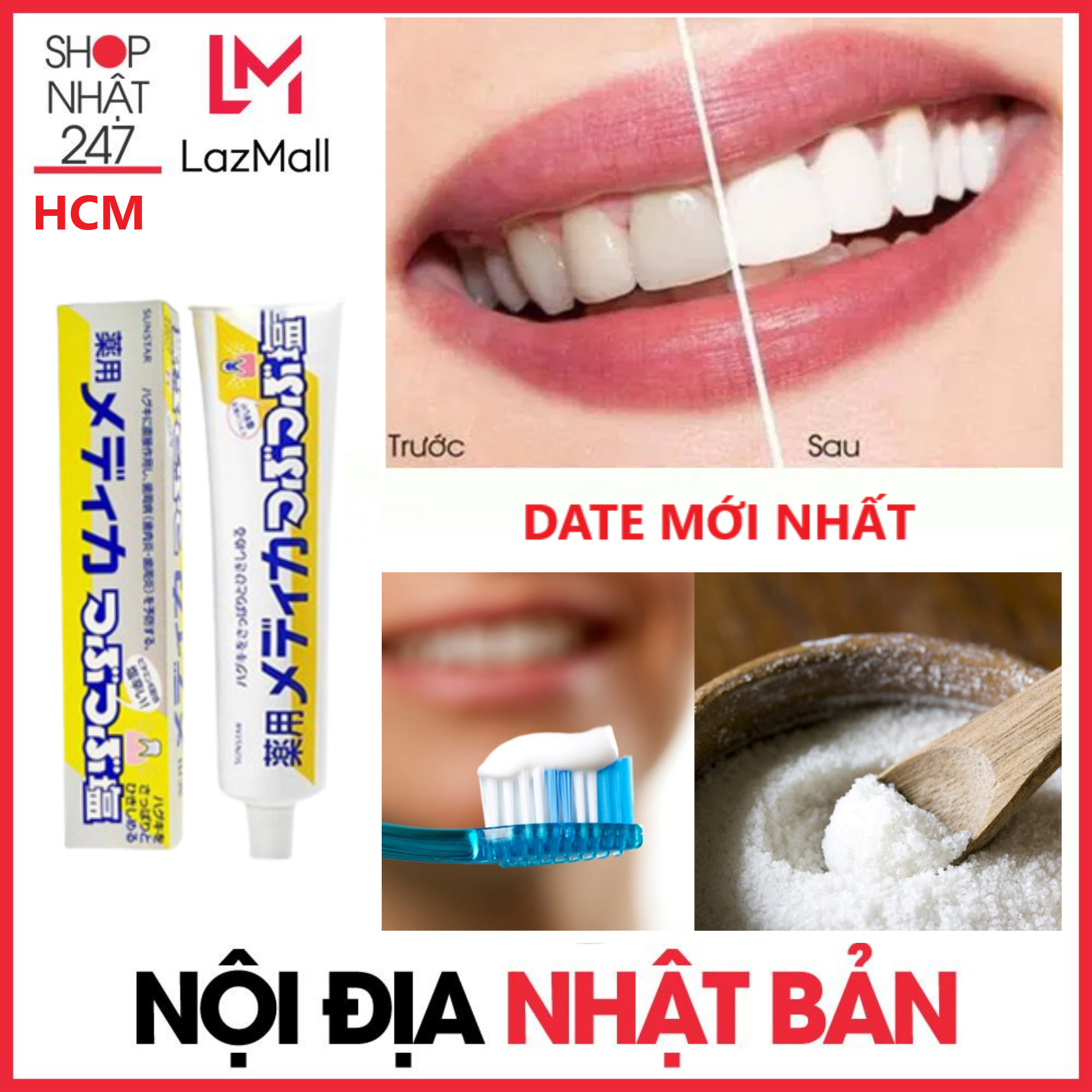 Kem đánh răng muối bảo vệ nướu nhạy cảm 170g - sản phẩm tốt với chất lượng cao Nhật Bản