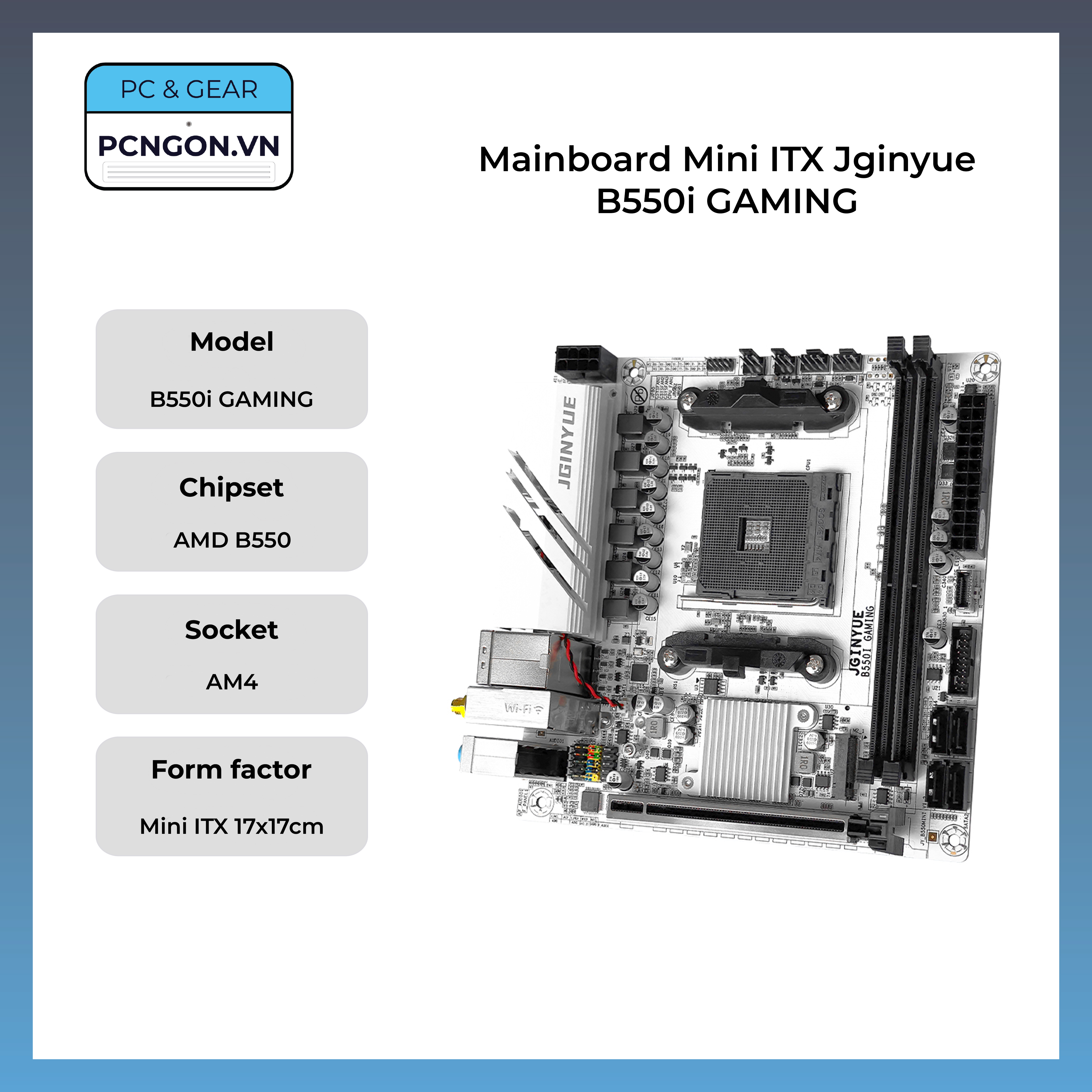 PCNGON] Mainboard Mini ITX Jginyue B550i GAMING | Lazada Việt Nam