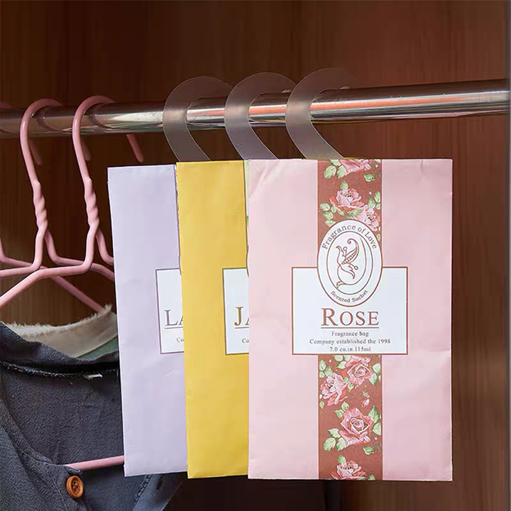 Túi thơm hương hoa thiên nhiên, túi thơm treo phòng, túi thơm khử mùi làm thơm quần áo túi xách nhiều mùi