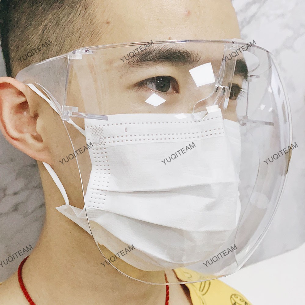 [HCM]Tấm Chắn Ngăn Giọt Bắn Face Shield Kính Chắn Ngăn Ngừa Văng Bắn Phòng Chống Dịch Hiệu Quả Tối Ưu Tiêu Chuẩn CE FDA - Hàng Chính Hãng