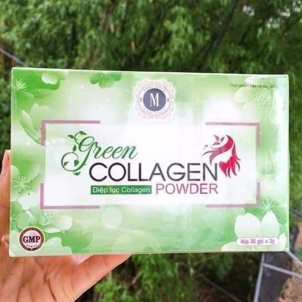 Diệp lục collagen mới 30g