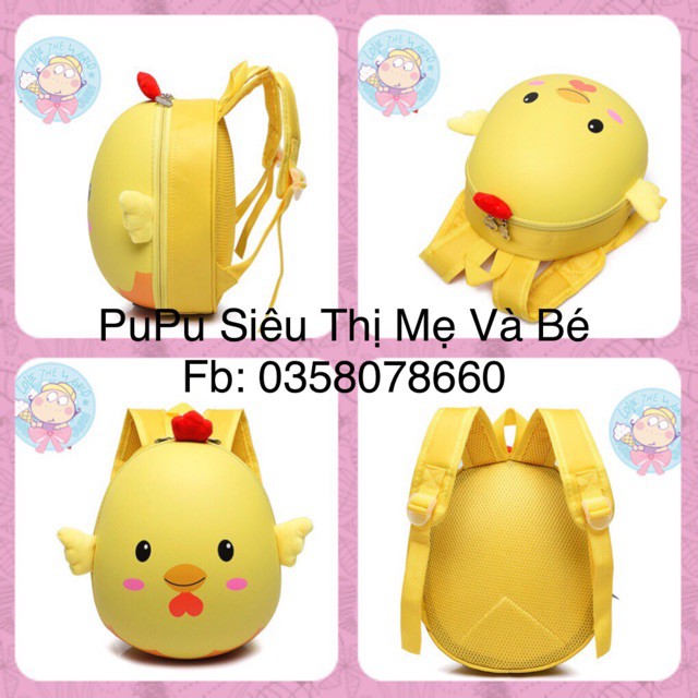 Balo Gà Con Cho Bé Mầm Non