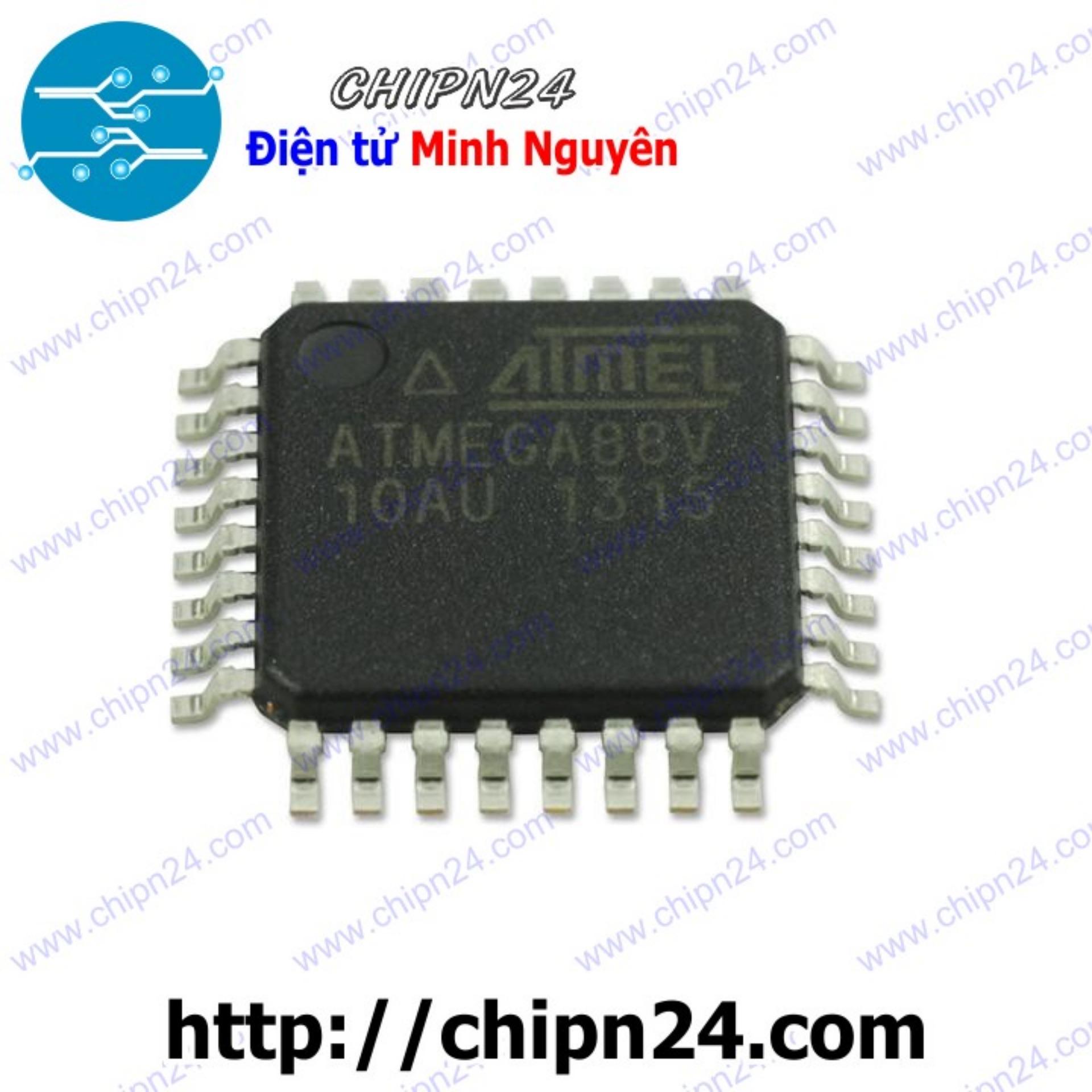 Ic dán atmega88v-10au qfp-32