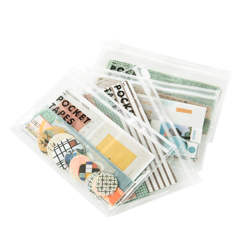 Bộ 40 Sticker Dán Trang Trí DIY Có Túi Đựng