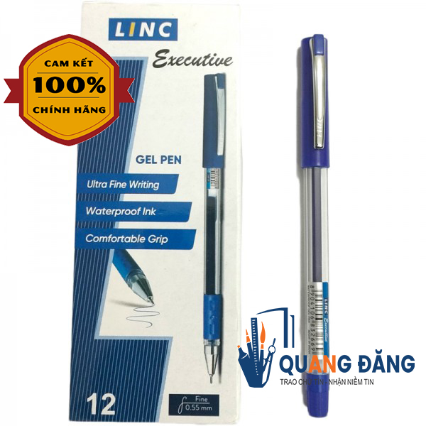 Bút bi nước LINC Executive gel (Xanh, Đen, Đỏ)