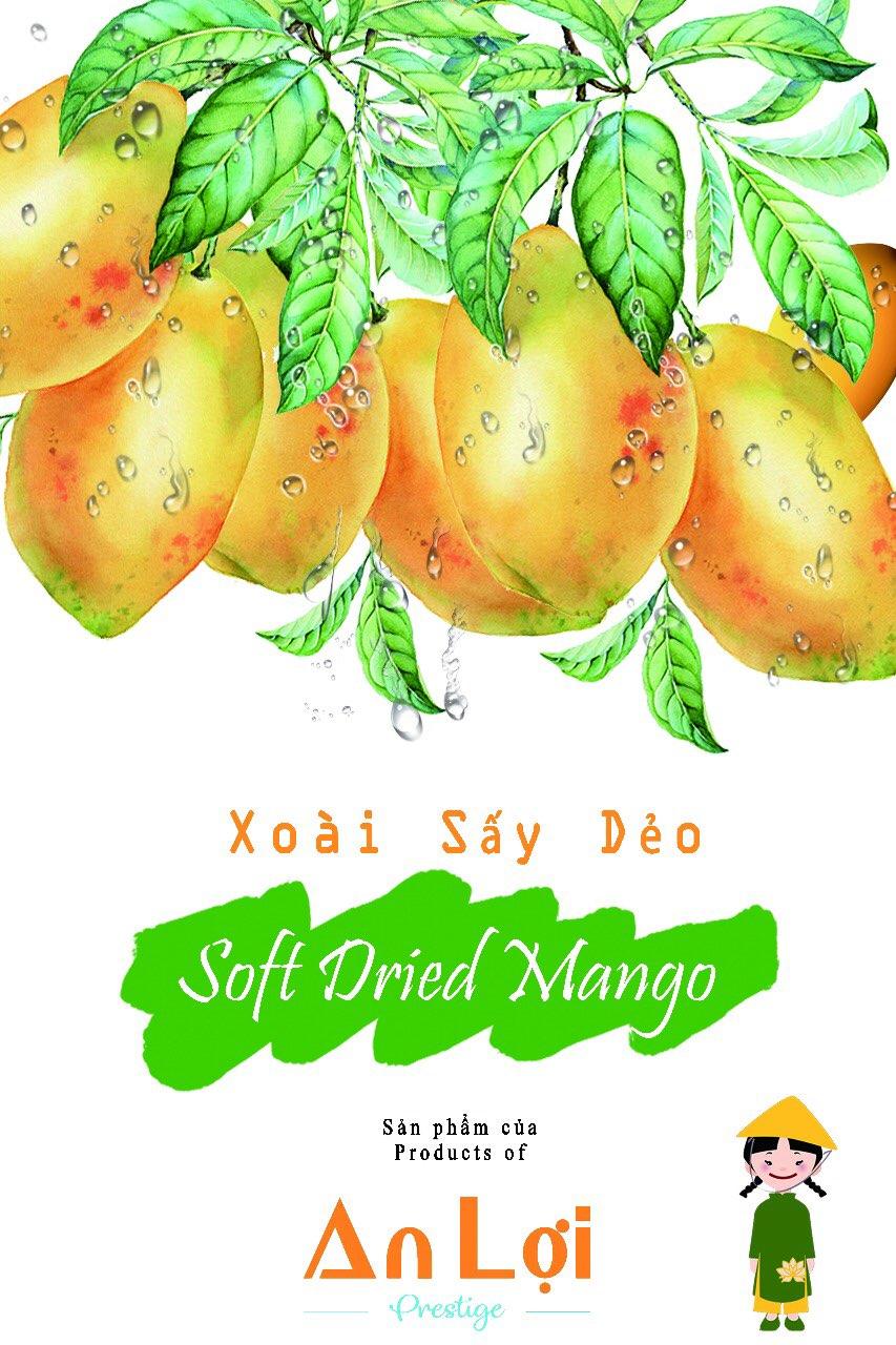 [HCM]XOÀI SẤY DẺO AN LỢI 200G (SOFT DRIED MANGO) 부드러운 말린 망고
