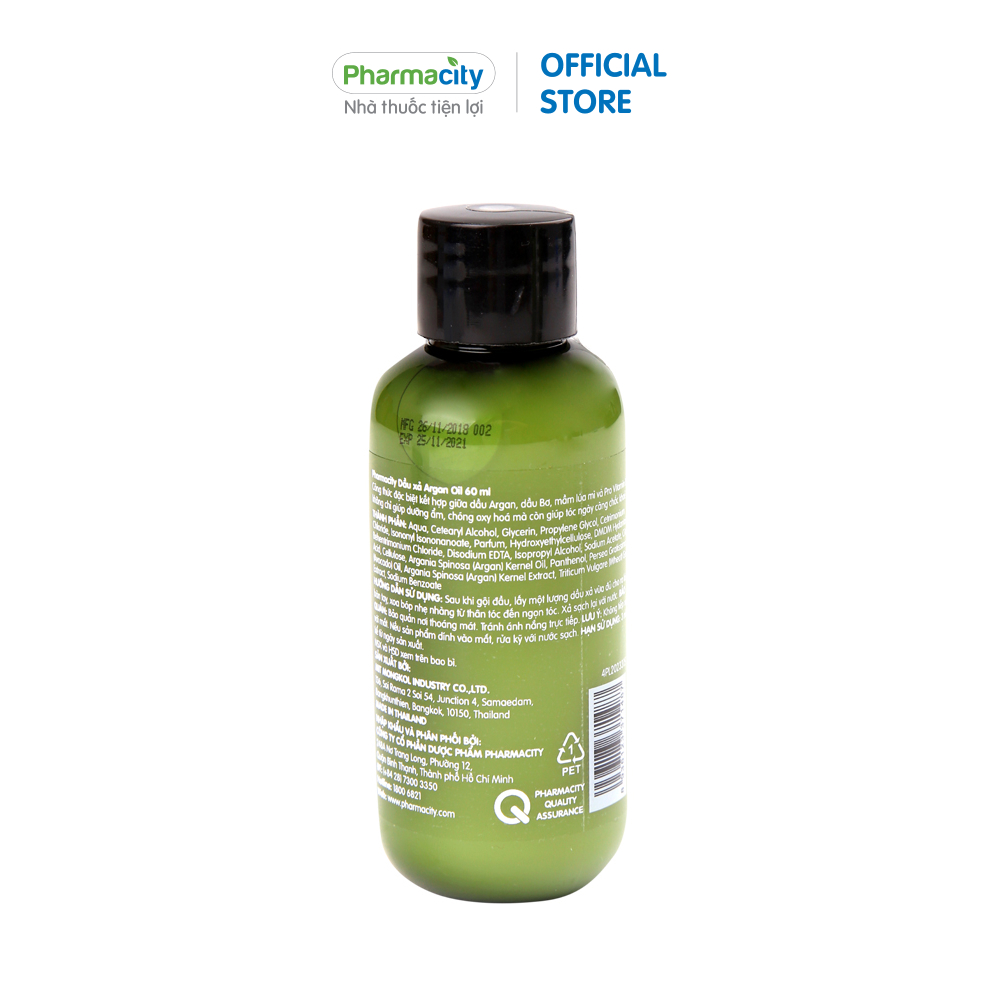 Pharmacity Dầu xả Argan Oil (60 ml)