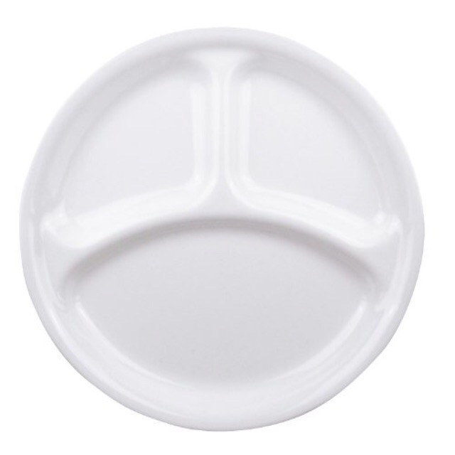 Corelle USA - 01 Dĩa Khay 3 Ngăn Chia Thức Ăn 385-310-N-LP