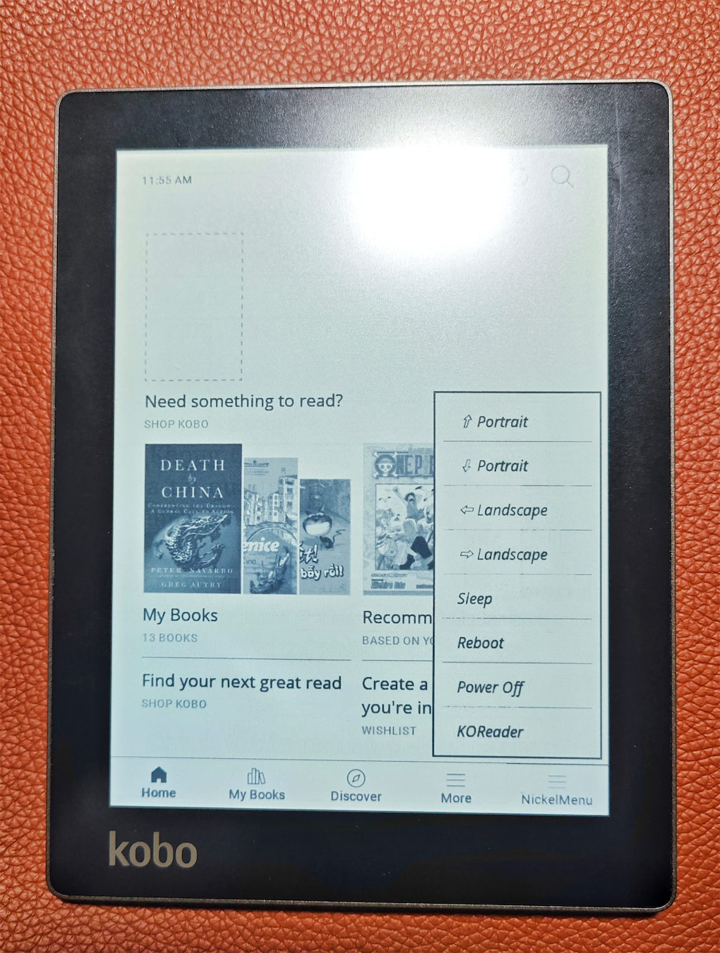 Máy Đọc Sách Kobo Aura 6 Inch Có Đèn Nền, Cài Sẵn Koreader, Patch Update