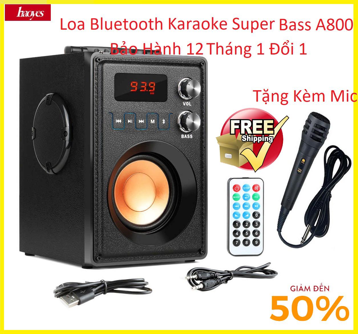 >> BÁO GIÁ loa bluetooth karaoke điện máy chợ lớn | Shopee Lazada Sendo Tiki mới nhất 48 Loa Bluetooth, Loa Nghe Nhạc, Loa Di Động, Loa Bluetooth Karaoke A800 Công Suất Lớn, Âm Thanh Tuyệt Đỉnh, Công Nghệ Bluetooth 4.1 - Bảo Hành Uy Tín 1 Đổi 1