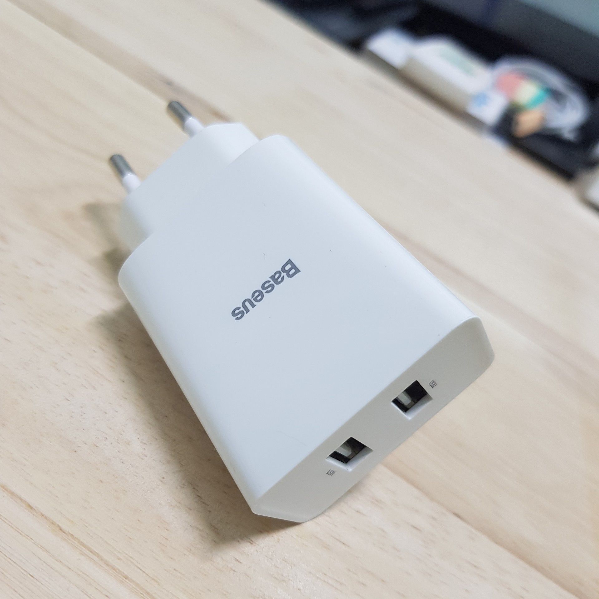 (BH 12 tháng) Củ sạc nhanh Baseus chính hãng 2 cổng USB 10.5w