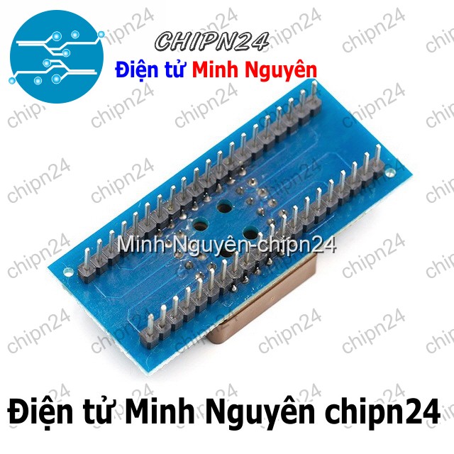 [1 cái] (F25) Đế chuyển PLCC44 sang DIP40