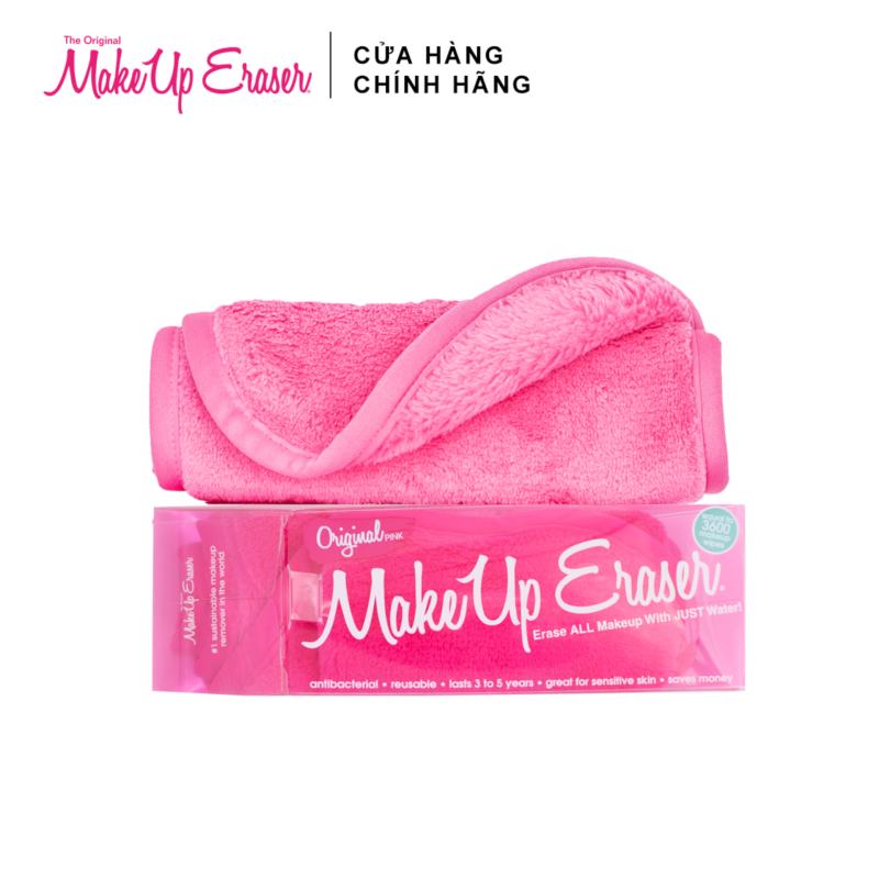 Khăn tẩy trang MakeUp Eraser Original Pink nhập khẩu
