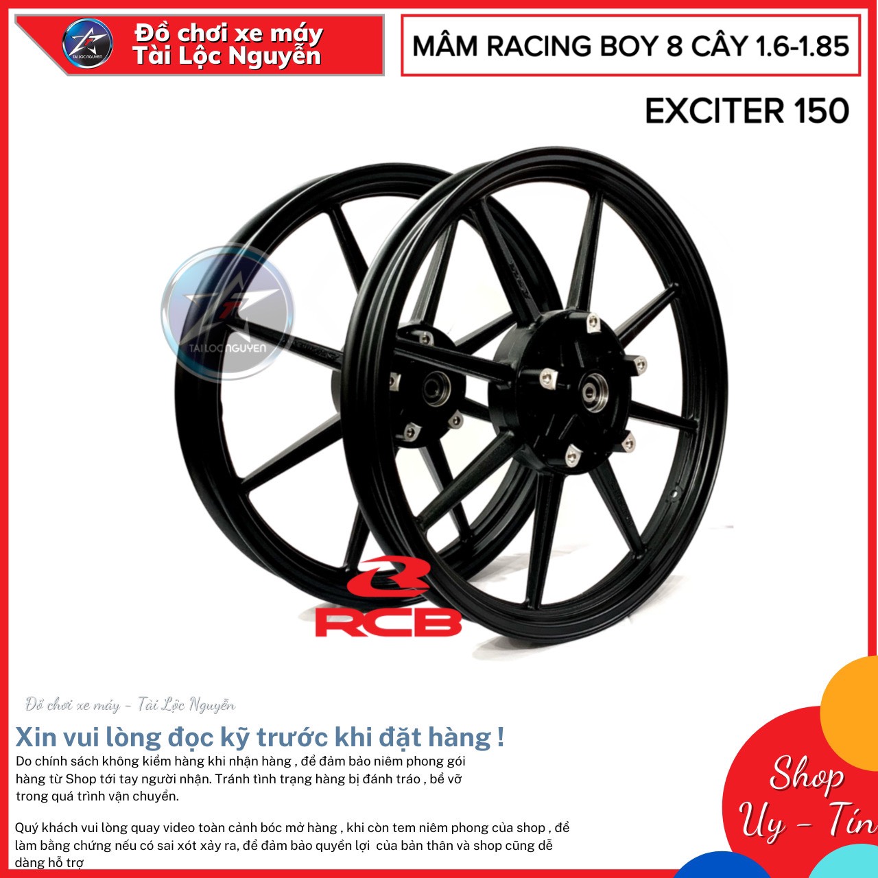 [HCM]MÂM RACING BOY 8 CÂY EXCITER 150 BẢN 1.6-1.85
