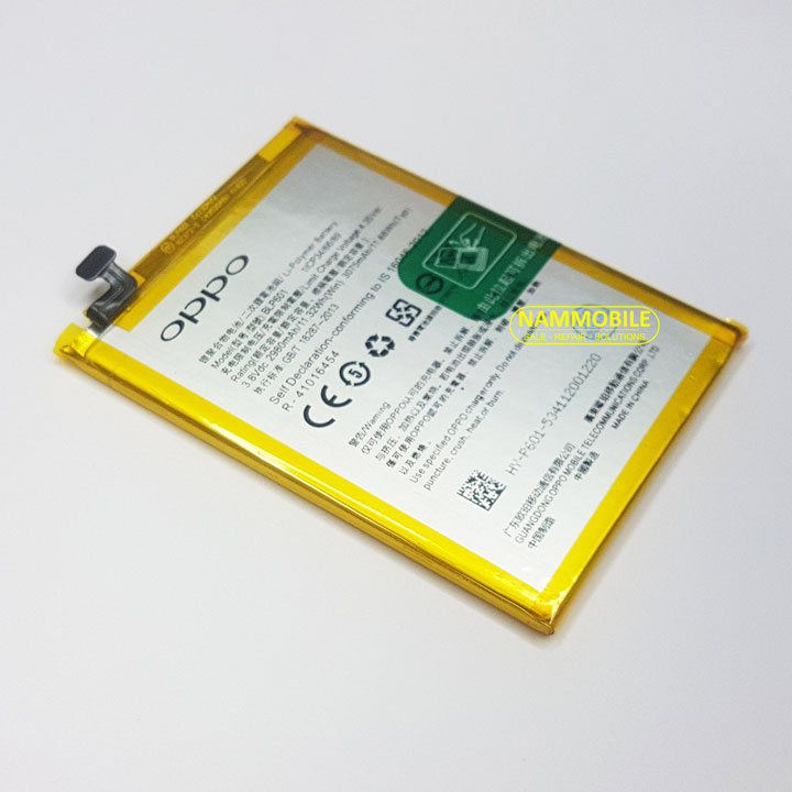 Battery for Oppo F1s A59 blp601 30750mAh Zin + free stickers battery + free shipping