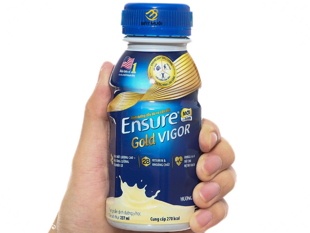 Sữa bột pha sẵn Ensure vani chai 237ml - CTY BÁT MUỘI