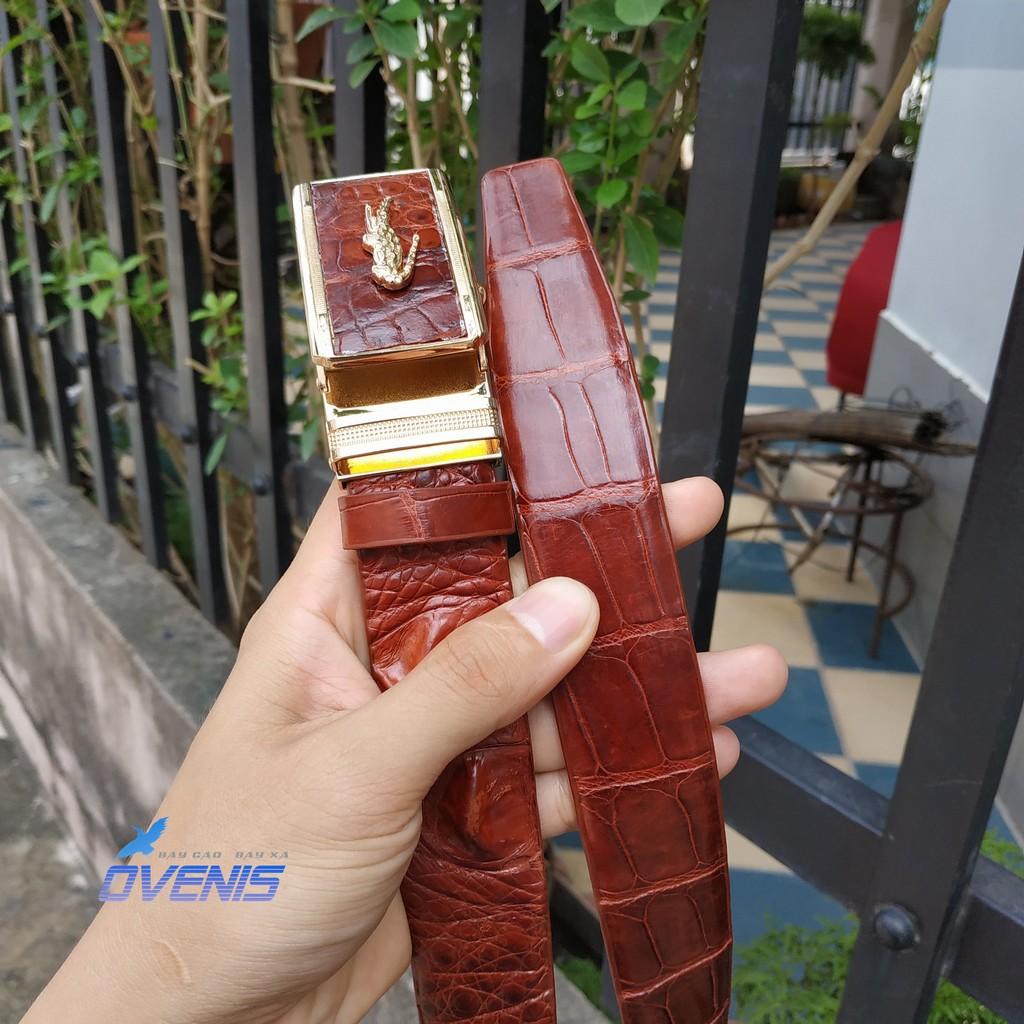 [FREE SHIP] Thắt Lưng Da Cá Sấu Liền Nguyên Con [DA CÁ SẤU THẬT 100% RẤT BỀN]
