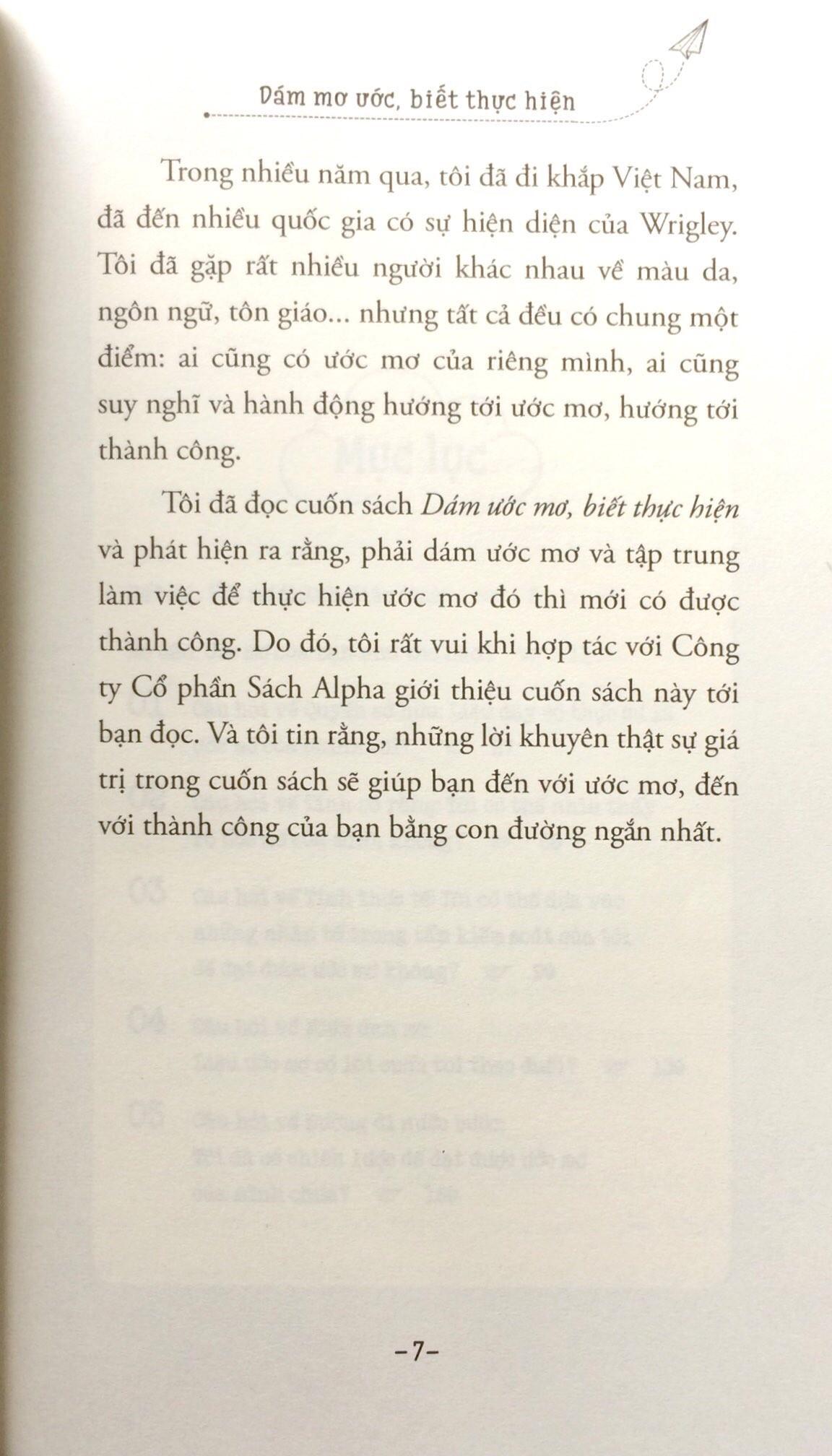 Sách - Dám ước mơ, biết thực hiện