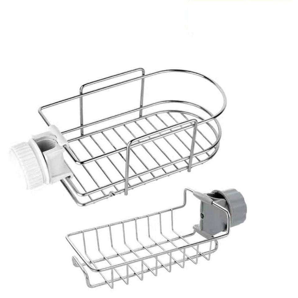 Giá kệ inox gắn vòi nước
