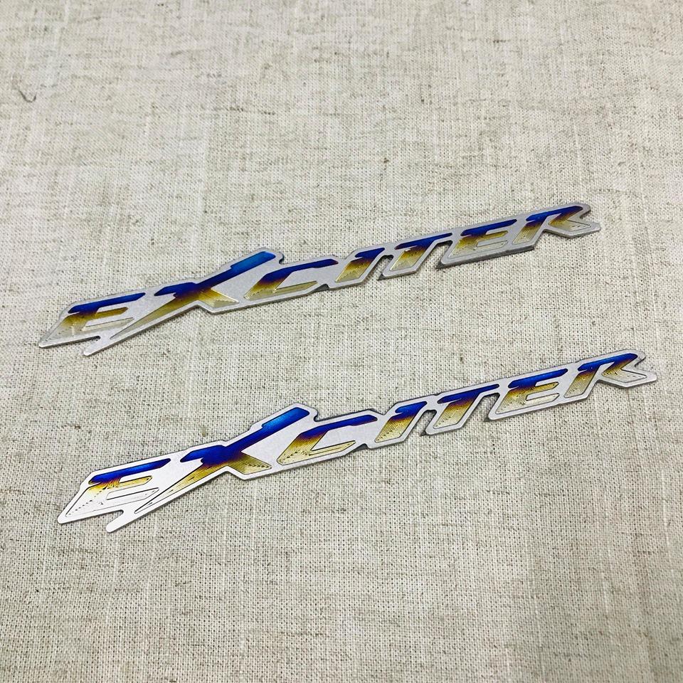 Bộ tem chữ tên xe exciter