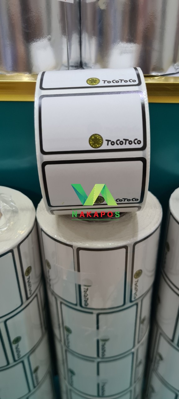 Cuộn Tem trà sữa dán cốc TOCO - TOCO