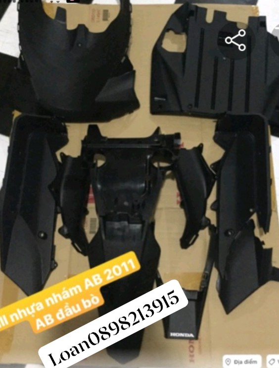 Full nhựa nhám air blade 2011 zin chính hãng Honda
