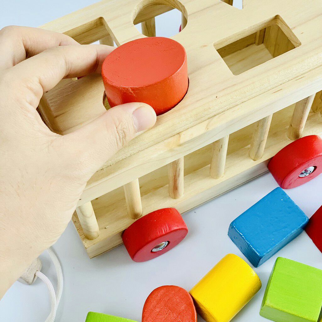 Xe cũi thả hình khối