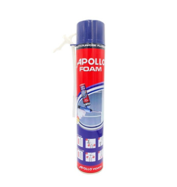 Keo bọt nở thương hiệu Apollo Foam 750ml, keo bọt nở chống thấm tường nhà, mái tôn , keo bọt nở chất lượng cao